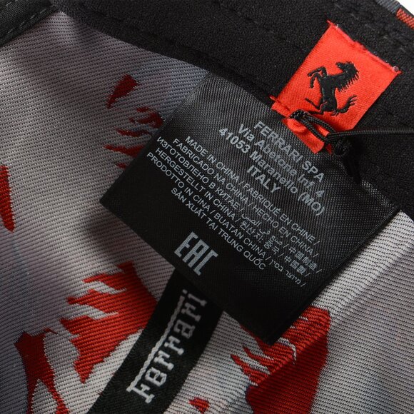 Scuderia Ferrari Kids "Prancing Horse" Logo Print Baseball Cap Hat One Size - Picture 5 of 6